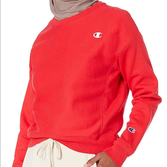 Reverse Weave Champion Red Crewneck - Picture 1 of 7